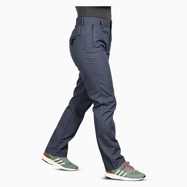 PANTALON TERMICO IMPERMEABLE SOFTSHELL CON MICROPOLAR MUJER - 1