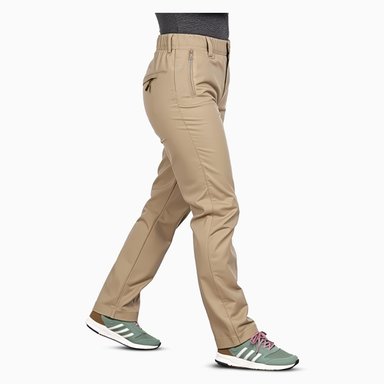 PANTALON TERMICO IMPERMEABLE SOFTSHELL CON MICROPOLAR MUJER - 1