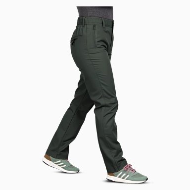 PANTALON TERMICO IMPERMEABLE SOFTSHELL CON MICROPOLAR MUJER - 2