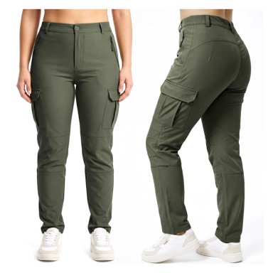 PANTALON TERMICO IMPERMEABLE SOFTSHELL CON MICROPOLAR MUJER - 3