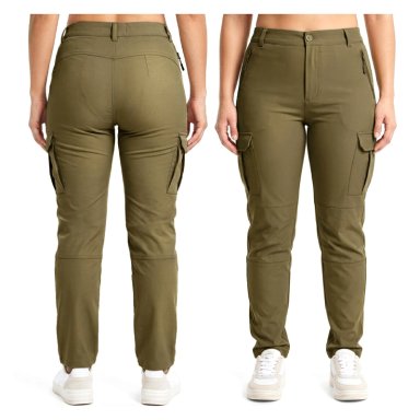 PANTALON TERMICO IMPERMEABLE SOFTSHELL CON MICROPOLAR MUJER - 4