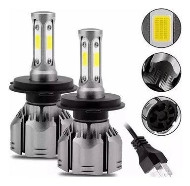 KIT TURBO LED CURSOR H4 H1 H3 H7 H11 H13 9005 9006 880 12000LM/ C6 H13 - 5