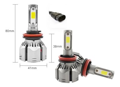 KIT TURBO LED CURSOR H4 H1 H3 H7 H11 H13 9005 9006 880 12000LM/ C6 880 - 5