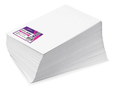 500 HOJAS DE PAPEL 6 BOND BLANCO 106GR TAMAÑO A6 AGENDA - 1
