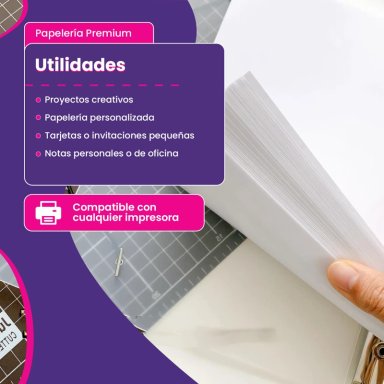 500 HOJAS DE PAPEL 6 BOND BLANCO 106GR TAMAÑO A6 AGENDA - 3