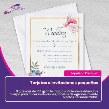 500 HOJAS DE PAPEL 6 BOND BLANCO 106GR TAMAÑO A6 AGENDA - 6