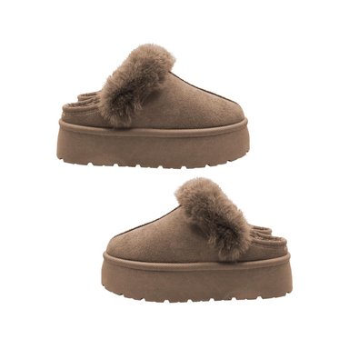 ZAPATILLA / ZAPATOS MUJER PANTUFLA LIVIANAS Y COMODAS BEIGE - 1