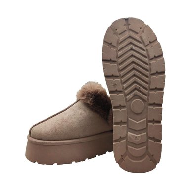 ZAPATILLA / ZAPATOS MUJER PANTUFLA LIVIANAS Y COMODAS BEIGE - 4