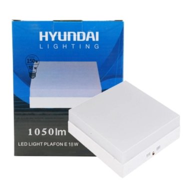 PANEL FOCO LED SOBREPUESTO SIN BORDES CUADRADO 18W 6500K HYUNDAI LIGHTING - 3