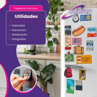 ROLLO IMAN 61CM 0.30MICR 10 METROS (SIRVE PARA 100 HOJAS A4) - 3