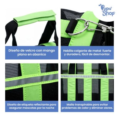 MOCHILA BOLSO TRANSPORTADOR PARA MASCOTAS AVION - 2