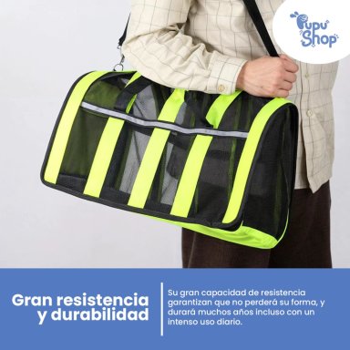 MOCHILA BOLSO TRANSPORTADOR PARA MASCOTAS AVION - 3
