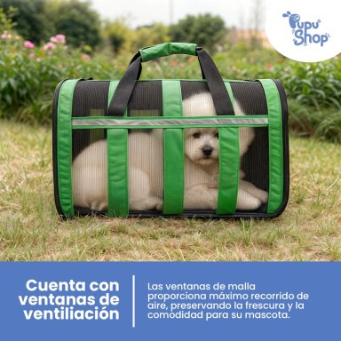 MOCHILA BOLSO TRANSPORTADOR PARA MASCOTAS AVION - 4
