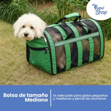 MOCHILA BOLSO TRANSPORTADOR PARA MASCOTAS AVION - 6