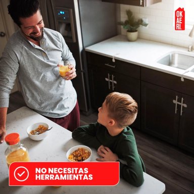 PACK DE 8 SEGUROS PARA CAJONES, SEGURIDAD PARA BEBES - 6