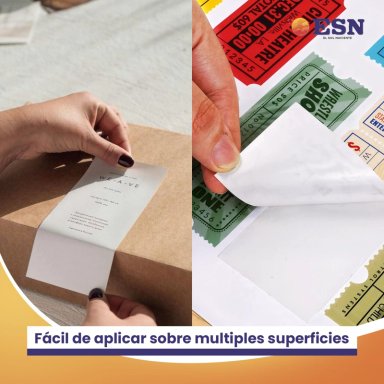 PAPEL FOTOGRAFICO ADHESIVO A4 115G GLOSSY BRILLANTE 20H ESN TAMAÑO A4 - 7