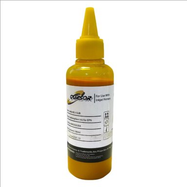 TINTAS SUBLIMACION PREMIUM 100 ML COMPATIBLE CON EPSON. CURSOR AMARILLO - 1