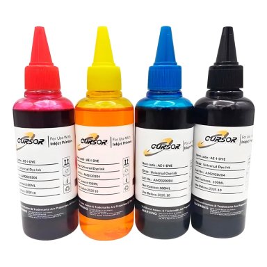 TINTAS SUBLIMACION PREMIUM 100 ML COMPATIBLE CON EPSON. CURSOR AMARILLO - 2