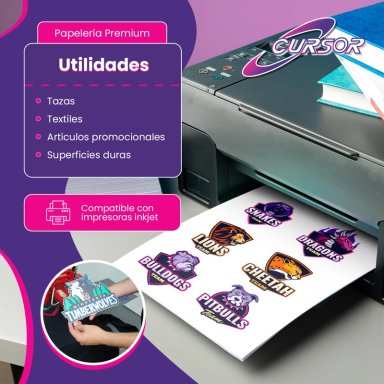 TINTAS SUBLIMACION PREMIUM 100 ML COMPATIBLE CON EPSON. CURSOR AMARILLO - 5