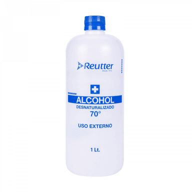 ALCOHOL REUTTER ETÍLICO DESNATURALIZADO 70° 1 L - 1