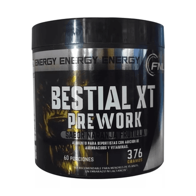 PRE-ENTRENO LABORATORIO FNL BESTIAL XT PREWORK EN POLVO 376 GR. FNL - 1