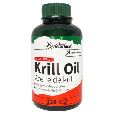 KRILL OIL ACEITE DE KRILL ALTO EN EPA/DHA NATURLAND 120 CÁPSULAS BLANDAS - 1