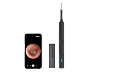 LIMPIADOR OÍDOS BJ HOGAR CÁMARA HD INALÁMBRICA RECARGABLE ENDOSCOPIO NEGRO - 1