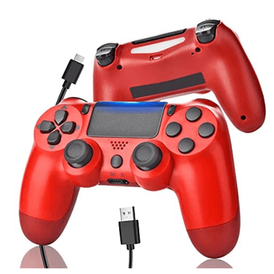 JOYSTICK PS4 GOSHGG ROJO - 1