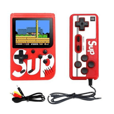 CONSOLA PORTATIL 400 JUEGOS CON JOYSTICK - ROJO - 1