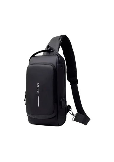 MOCHILA VIAJE BANANO DE HOMBRE IMPERMEABLE Y ANTIRROBO - 1