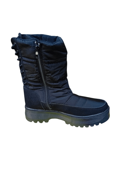 BOTAS BOTINES IMPERMEABLES FORRADAS CON CHIPORRO - NEGRO - 2