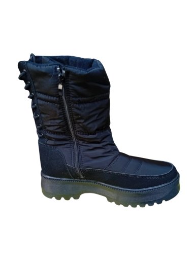 BOTAS BOTINES IMPERMEABLES FORRADAS CON CHIPORRO - NEGRO - 2