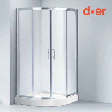 CABINA DE DUCHA ELEGANCE LARGE 90X90X200CM DISEÑO CURVO - 3