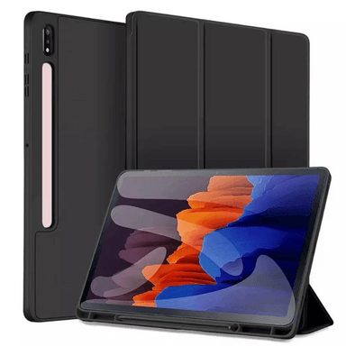 FUNDA CARCASA CON RANURA PARA SAMSUNG TAB S9 PLUS 12.4 S9+ NEGRO - 1