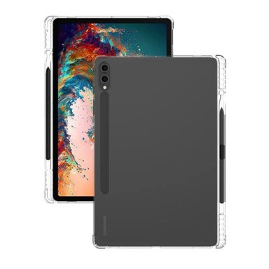 CARCASA TRANSPARENTE PARA SAMSUNG TAB S9 PLUS/S9 FE+ RANURA - 4