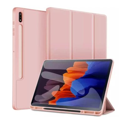 FUNDA CARCASA CON RANURA PARA SAMSUNG TAB S9 FE+ 12.4 ROSADO - 1