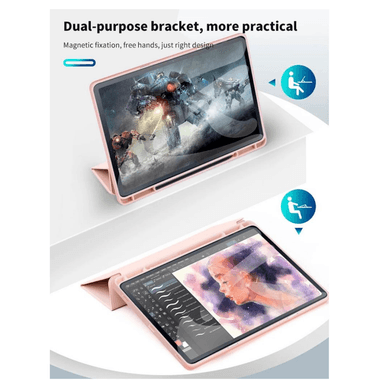 FUNDA CARCASA CON RANURA PARA SAMSUNG TAB S9 FE+ 12.4 ROSADO - 2