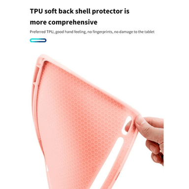 FUNDA CARCASA CON RANURA PARA SAMSUNG TAB S9 FE+ 12.4 ROSADO - 3