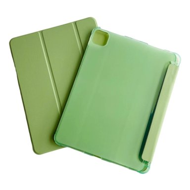 FUNDA SMART COVER PARA IPAD AIR 11 M2 2024 CON RANURA VERDE MENTA - 1