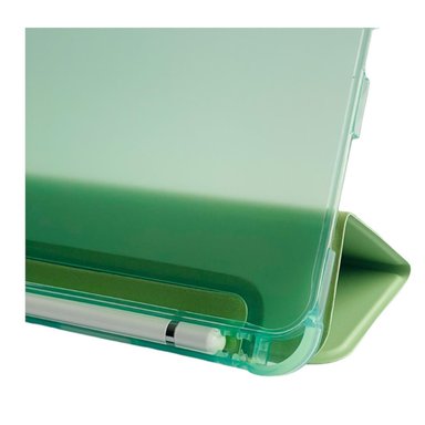 FUNDA SMART COVER PARA IPAD AIR 11 M2 2024 CON RANURA VERDE MENTA - 3