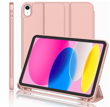 CARCASA SMART COVER CON RANURA PARA IPAD AIR 11 M2 2024 ROSADO - 1