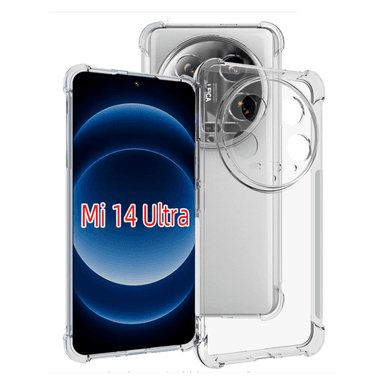 CARCASA FUNDA PARA XIAOMI 14 ULTRA 5G TRANSPARENTE REFORZADA - 1