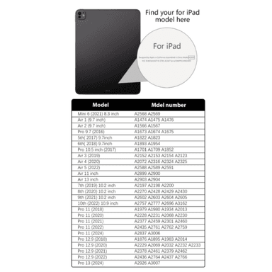 CARCASA SMART COVER RANURA PARA IPAD AIR 13 M2 2024 ROSADO - 3