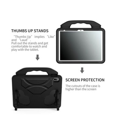CARCASA NIÑOS ANTIGOLPES PARA TABLET HUAWEI MATEPAD SE 11 NEGRO - 3