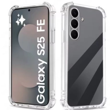 CARCASA PARA SAMSUNG S25 FE TRANSPARENTE REFORZADA - 1