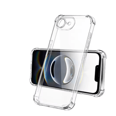CARCASA PARA IPHONE 17E TRANSPARENTE REFORZADA - 1