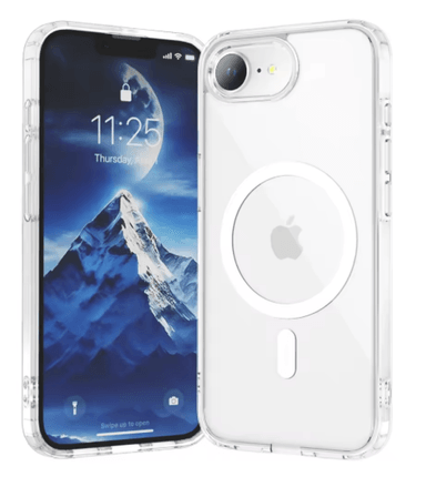 CARCASA PARA IPHONE 17E TRANSPARENTE MAGSAFE - 1