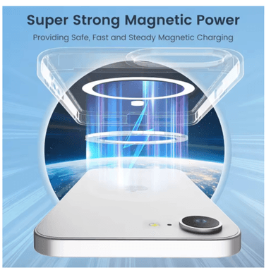 CARCASA PARA IPHONE 17E TRANSPARENTE MAGSAFE - 2