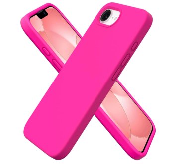 CARCASA FUNDA PARA IPHONE 16E/ 17E SILICONA FUCSIA - 1