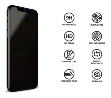LAMINA MICA PARA IPHONE 17E PRIVACIDAD ANTI-ESPIA - 4